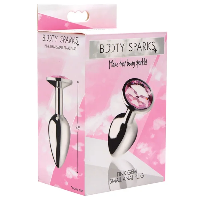 Booty Sparks Pink Gem Anal Plug – Small