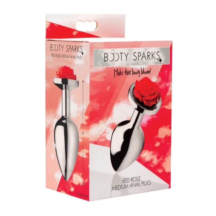 Booty Sparks Red Rose Anal Plug – Small