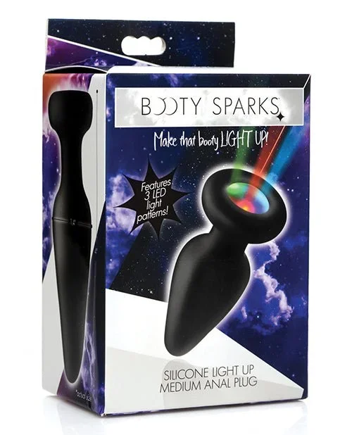 Booty Sparks Silicone Light Up Anal Plug – Medium