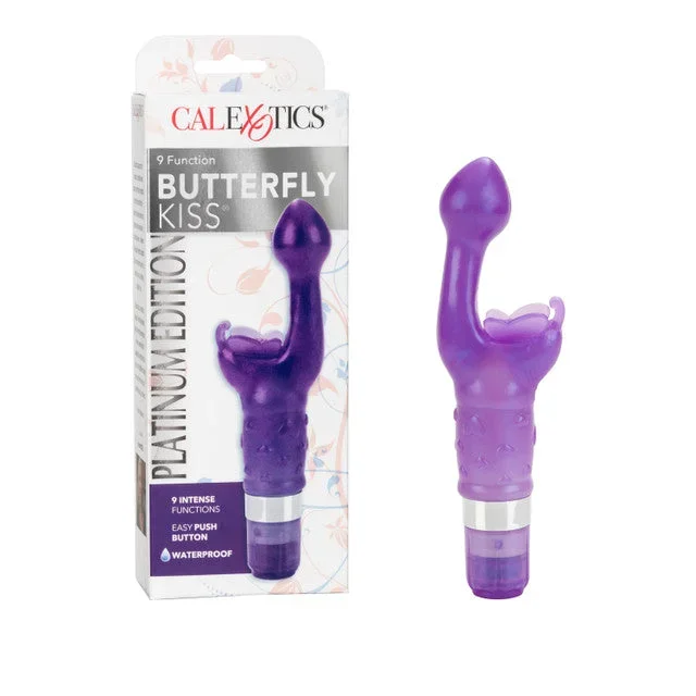 CalExotics 9-Function Butterfly Kiss Platinum Edition Vibe – Purple