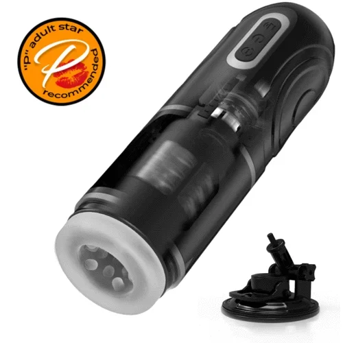 Chainsaw 7 Thrusting Rotation Male Masturbator with Suction Base