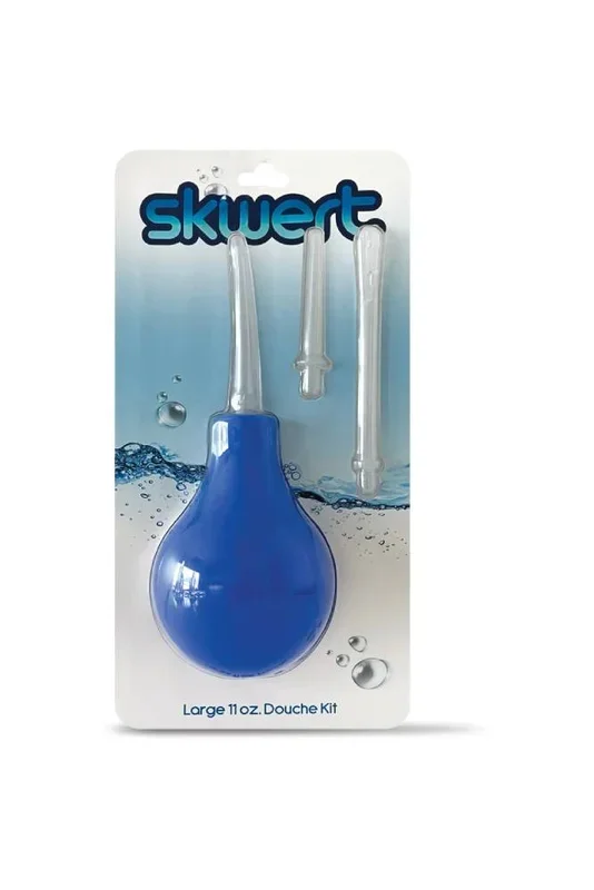 Channel 1 Releasing – Skwert Large 11oz – 4 Piece Douche Kit – Blue