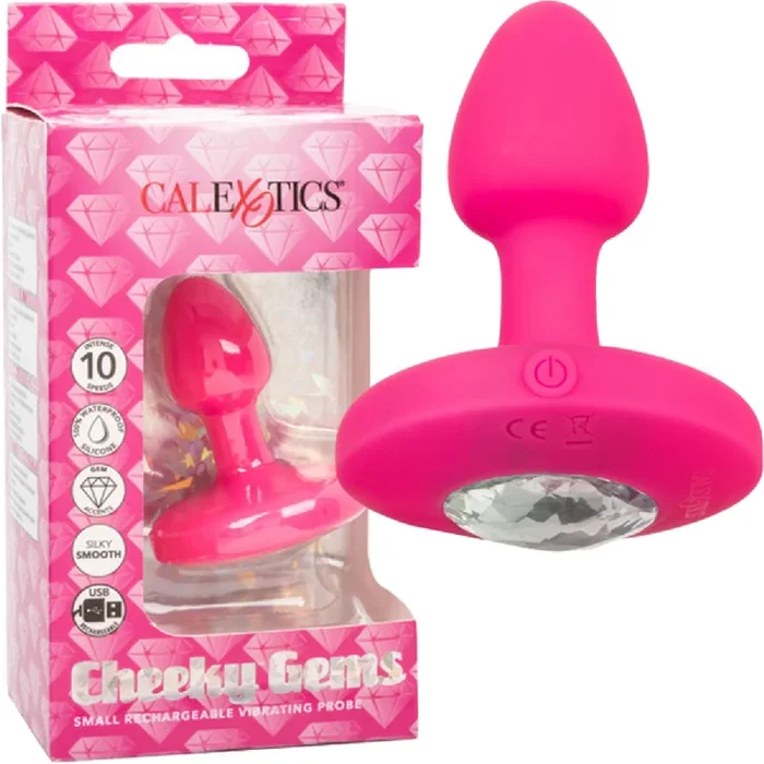 Cheeky Gems – Small Rechargeable Vibrating Probe – Multiple Colours