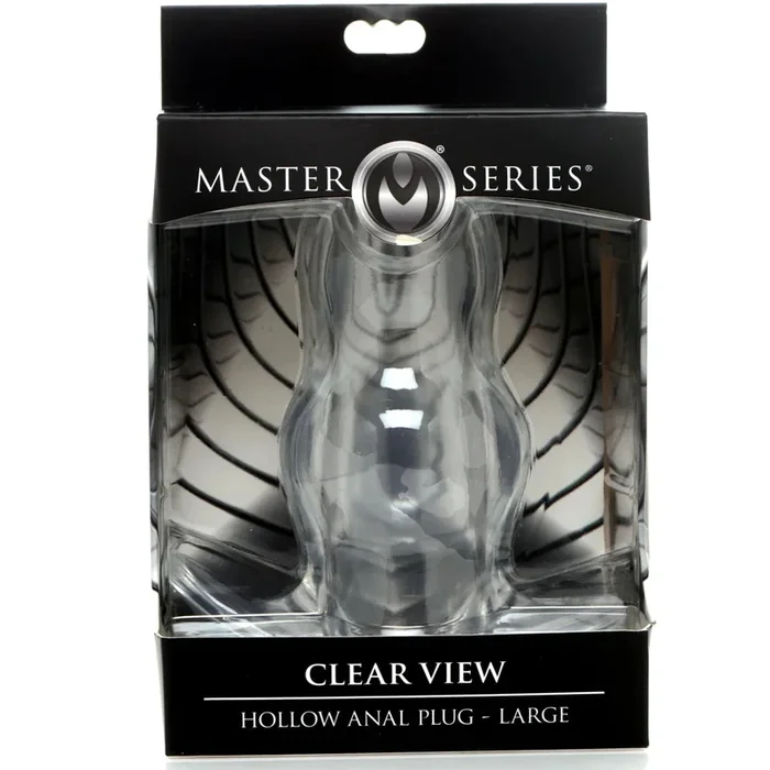 Clear View Hollow Anal Plug – Large