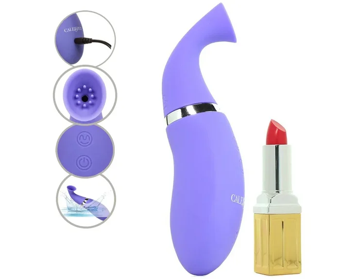 Clitoral Sucking Vibrator Silicone Rechargeable Waterproof Purple