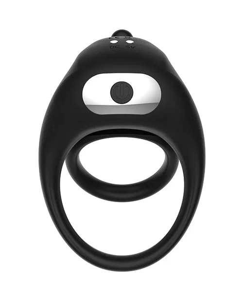 Cock Power Remote Control Pleasure Ring – Black