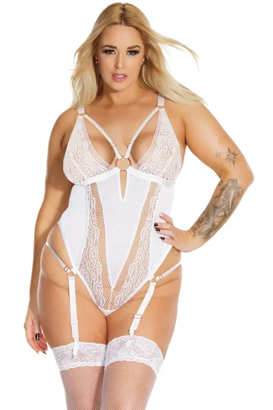 Coquette Black Label Collection – 23503 – Teddy – White – OS/XL