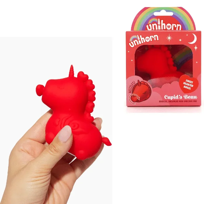 Creative Conceptions Unihorn Cupid’s Beau Twirling Heart Tongue Clitoral Vibrator