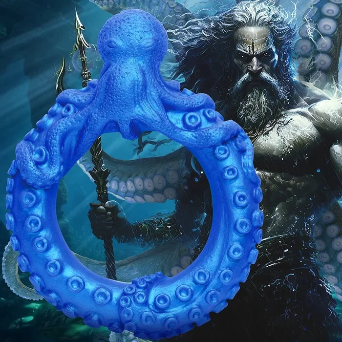 Creature Cocks Poseidons Octo Ring Blu