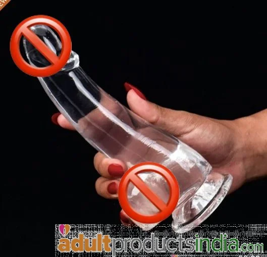 Crystal Clear Dildo & Anal Butt Plug Stopper