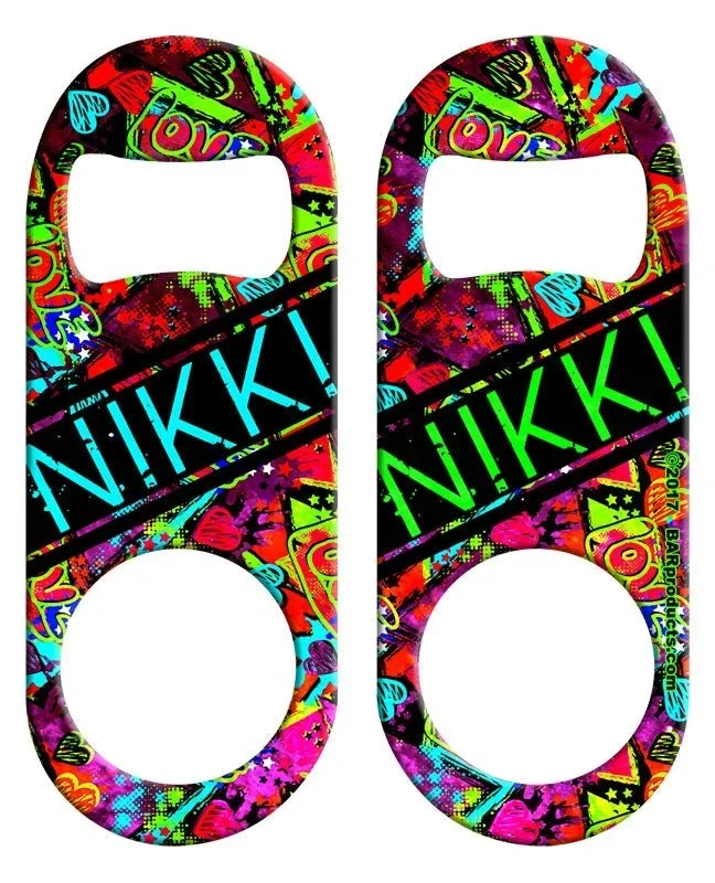 CUSTOMIZABLE Mini Bottle Opener – Grungy Love