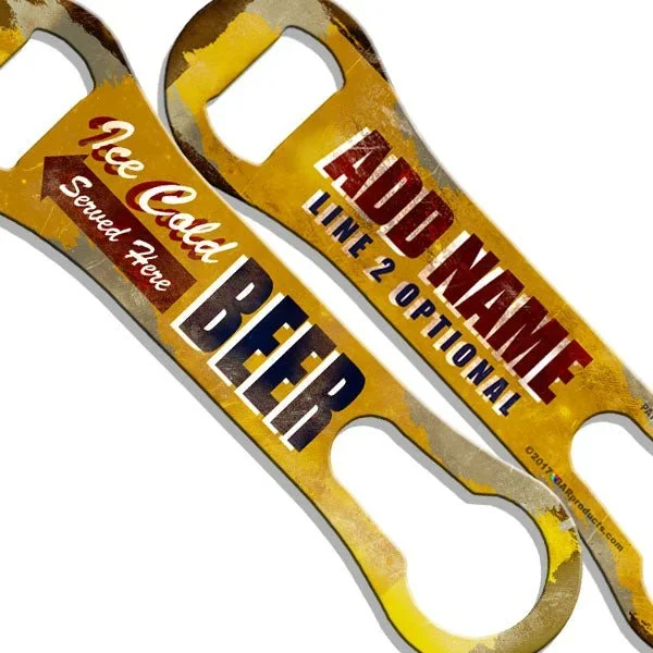 CUSTOMIZABLE V-Rod Bottle Opener – Vintage Ice Cold Beer