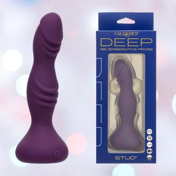 Deep Stud Reverberating Probe: Rippled Textured Vibrator