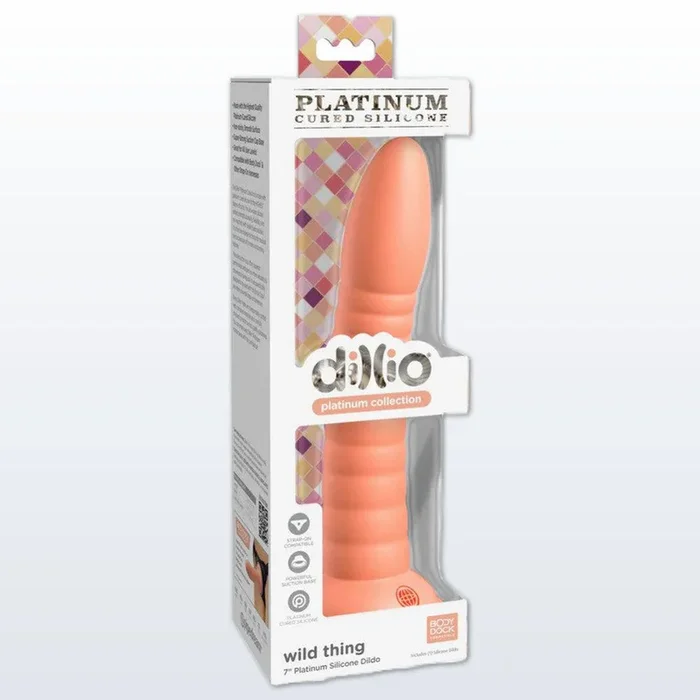 Dillio Platinum – Wild Thing 7″ Dildo – Peach