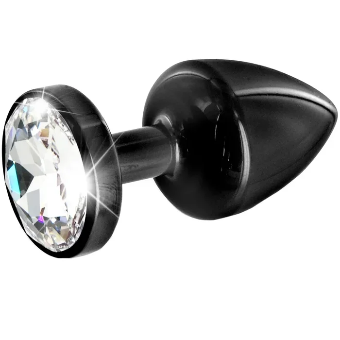 Diogol Anni Black T3 Crystal Butt Plug 35 mm