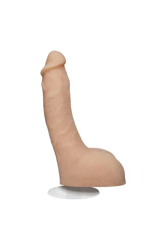 Doc Johnson – Signature Cocks – Lulu of LeoLulu – 8 Inch Cock with Removable Suction Cup – Beige