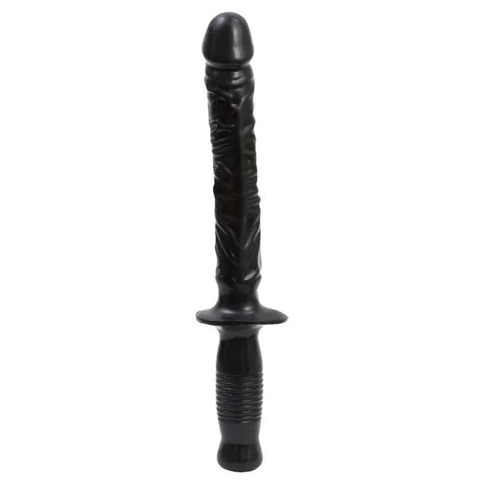 Doc Johnson Classic Man Handler Dildo Black 10″