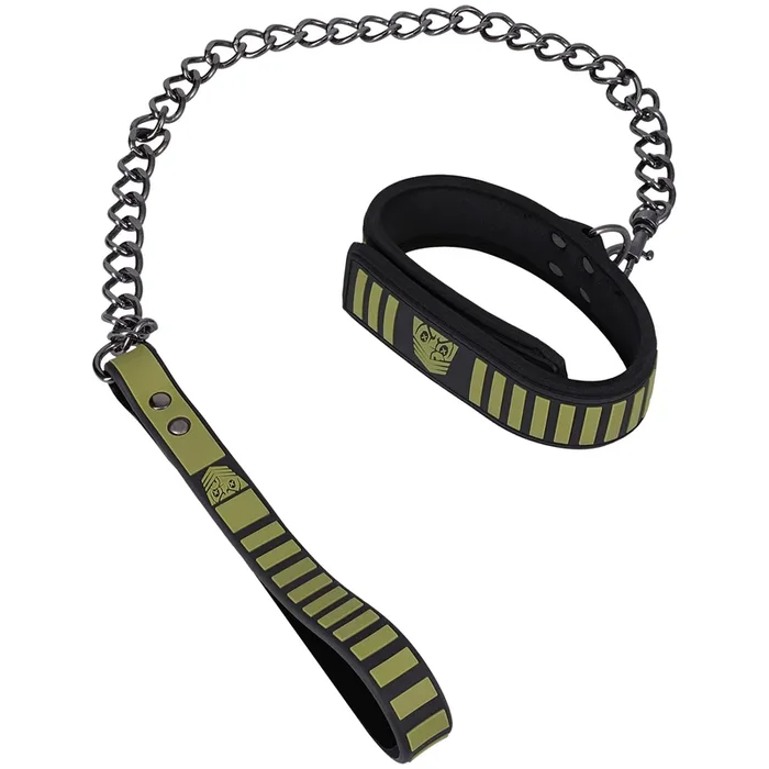 Doc Johnson Fort Troff Tactical Collar & Leash
