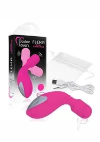 Doctor Loves Flexa Dual Rechargeable Silicone Vibe Pink Multispeed Waterproof