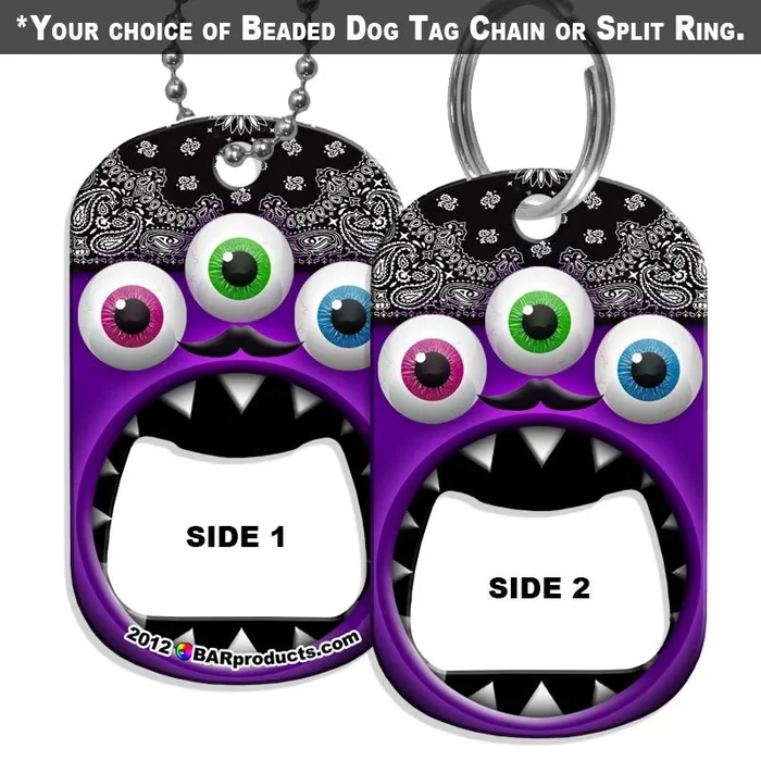 Dog Tag Bottle Opener – Three Eyed Tony