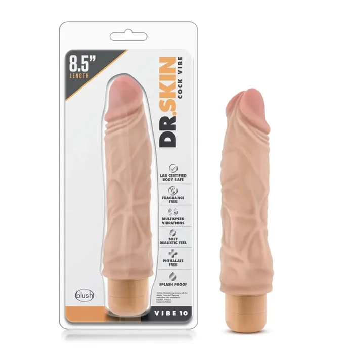 Dr Skin 8.5″ Realistic Vibrator #10 by Blush Novelties