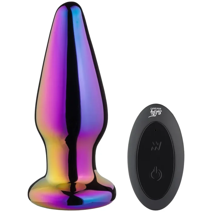Dream Toys Glamour Glass Vibe Tapered Butt Plug 4.5 Inch
