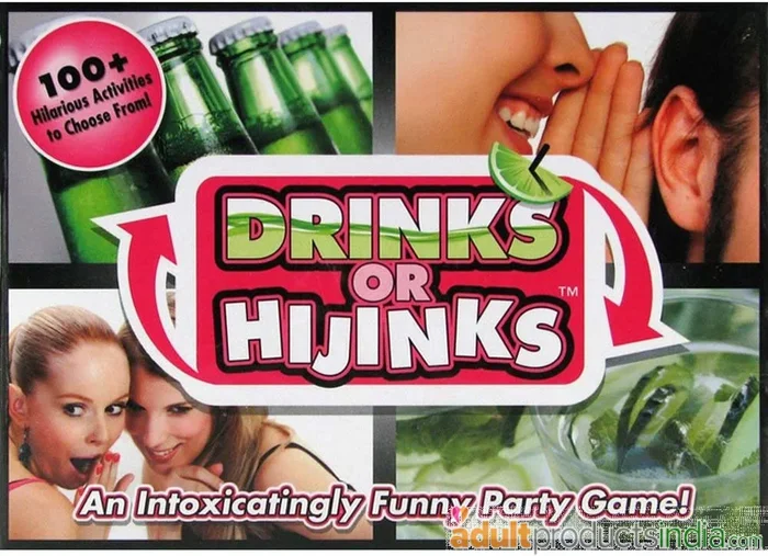 Drinks or Hijinks Party Game
