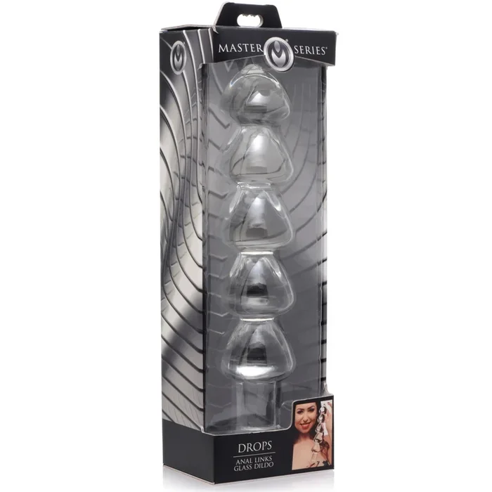 Drops Anal Link Glass Dildo