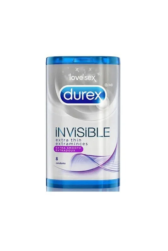 Durex – Extra Smooth – Invisible Extra Thin – 8 Pack