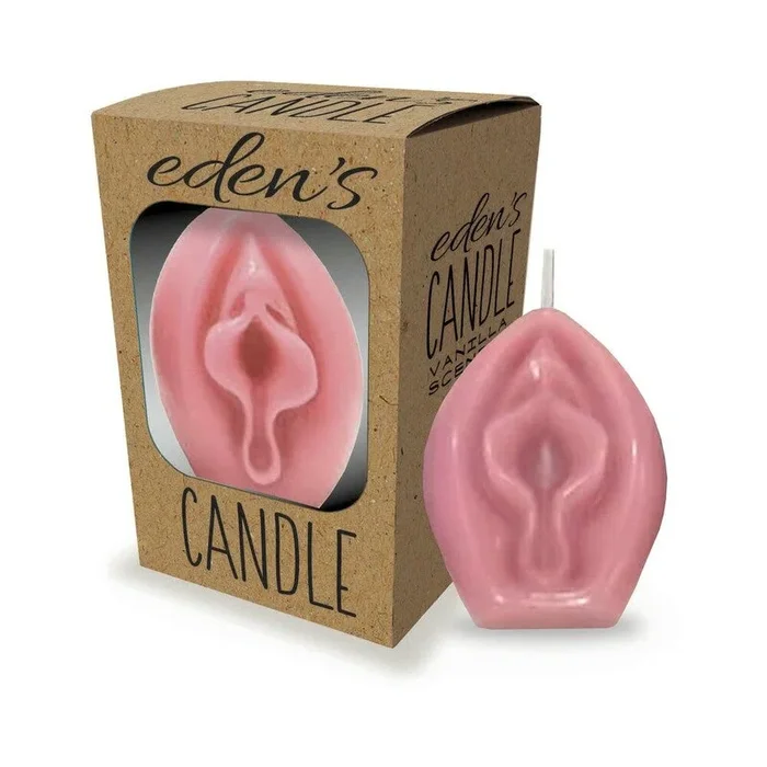 Eden’s Vagina Candle Rose