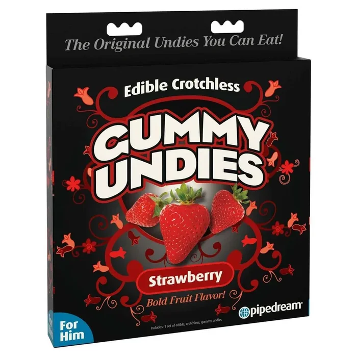 Edible Male Gummy Undies – Strawberry