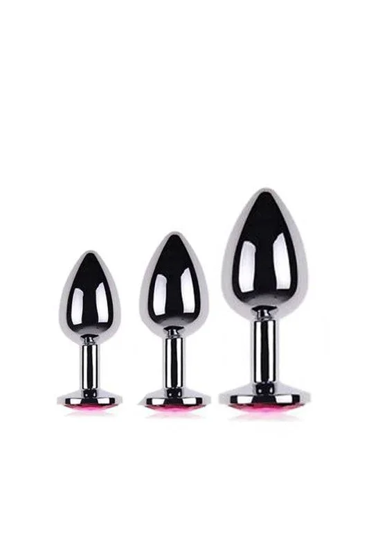 Ego Driven – Jewelled Butt Plug – Pink