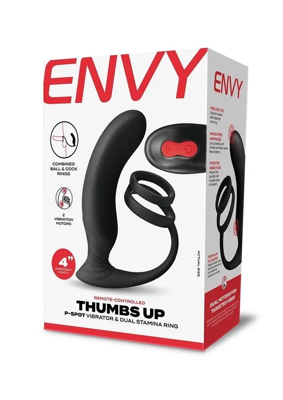 Envy Remote Prostate Vibe and Cock Ring