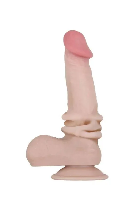 Evolved – Flex Skin Poseable Dildo – 7.75 Inch – Light
