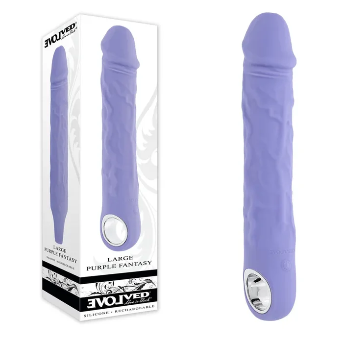 Evolved LARGE FANTASY – 21.8 cm USB Rechargeable Vibrator