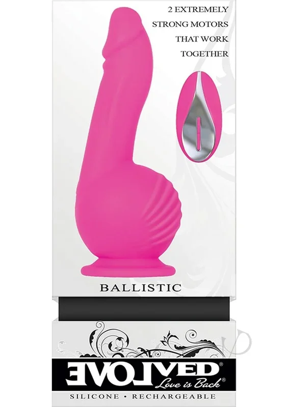 Evolved Novelties Ballistic Vibrator With Remote Control Pink