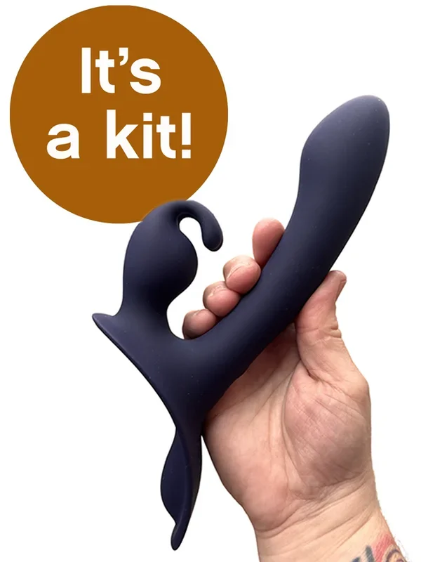 Evolved Novelties Giving Vibes Strap-On Vibrator