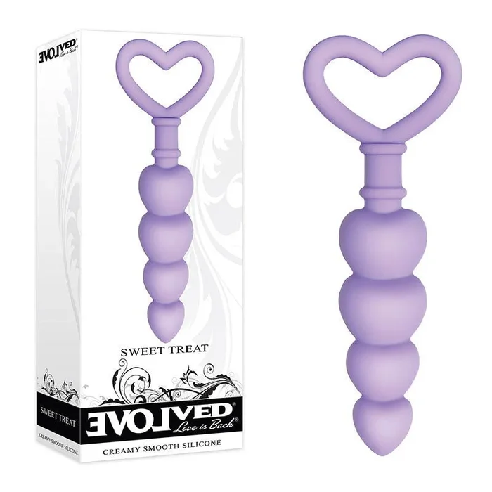 Evolved Sweet Treat – 11.5 cm Beaded Butt Plug with Handle