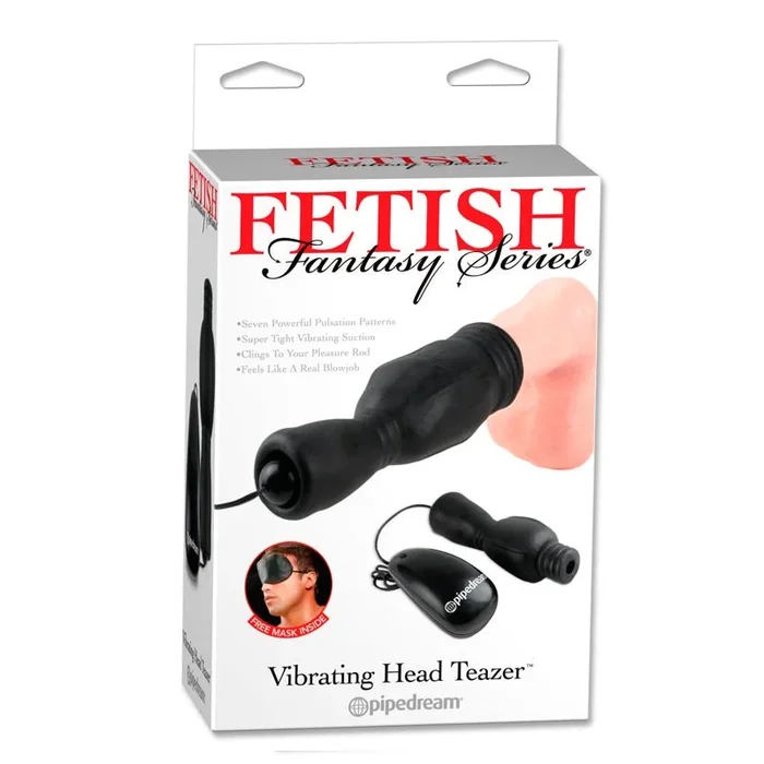 Fetish Fantasy Series Vibrating Head Teazer Glans Massager Black