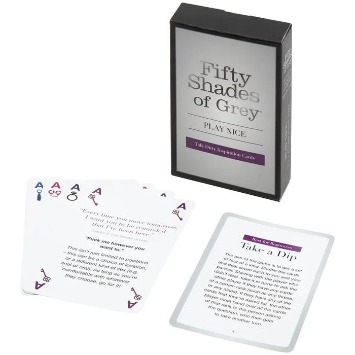 Fifty Shades Of Grey Play Nice Talk Dirty Inspiration Cards