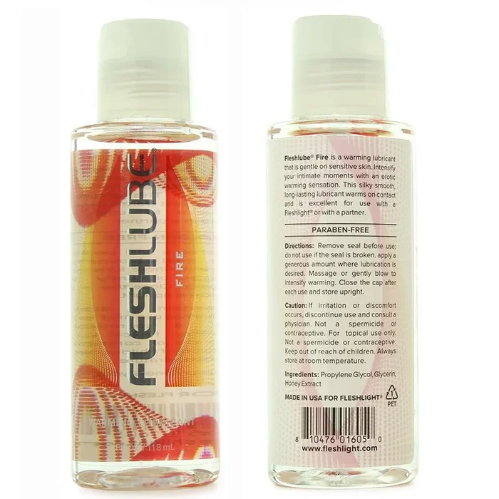 Fleshlube Fire Warming Lube 4 Ounce