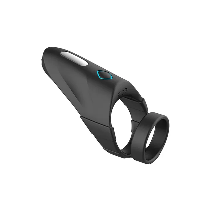 FORTO F-48 Vibrating Perineum Double C-Ring – Black