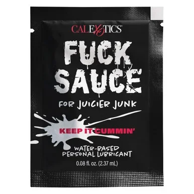 Fuck Sauce™ Water-Based Lube .08 fl. oz. Sachet (prepack of 250)