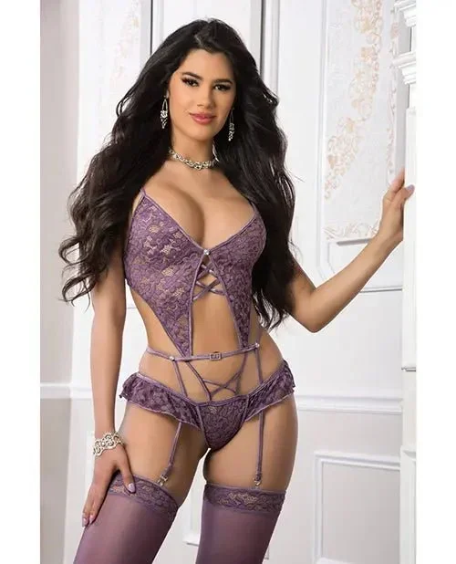 Garter Corset Teddy & Stockings – Lingerie