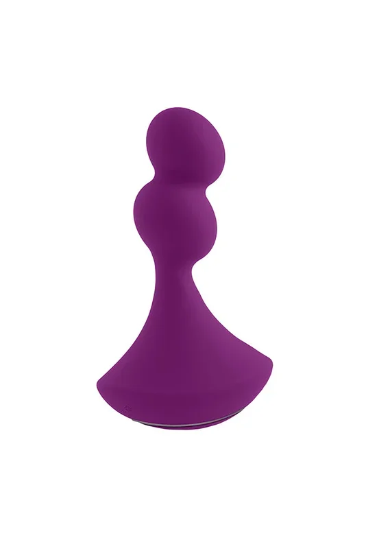 Gender X – Ball Game Vibrating & Rotating Beaded Anal Plug – Purple
