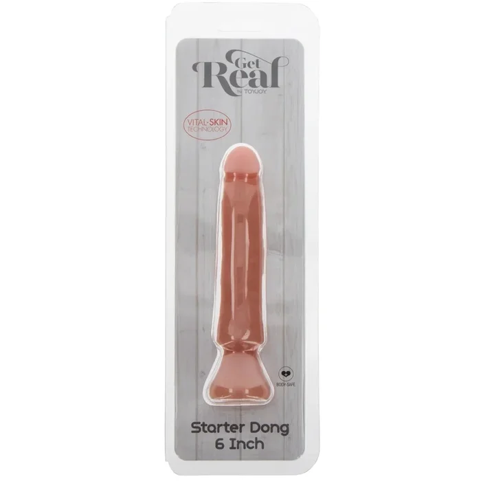GET REAL 6″ Vital-Skin Technology Starter Dong