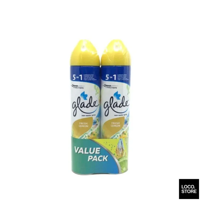 Glade Aerosol Fresh Lemon (TwinPack) 320ml X 2