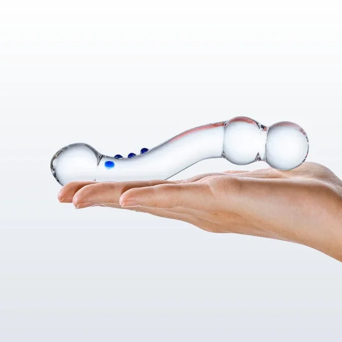 Gläs Curved G-Spot 6″ Glass Dildo