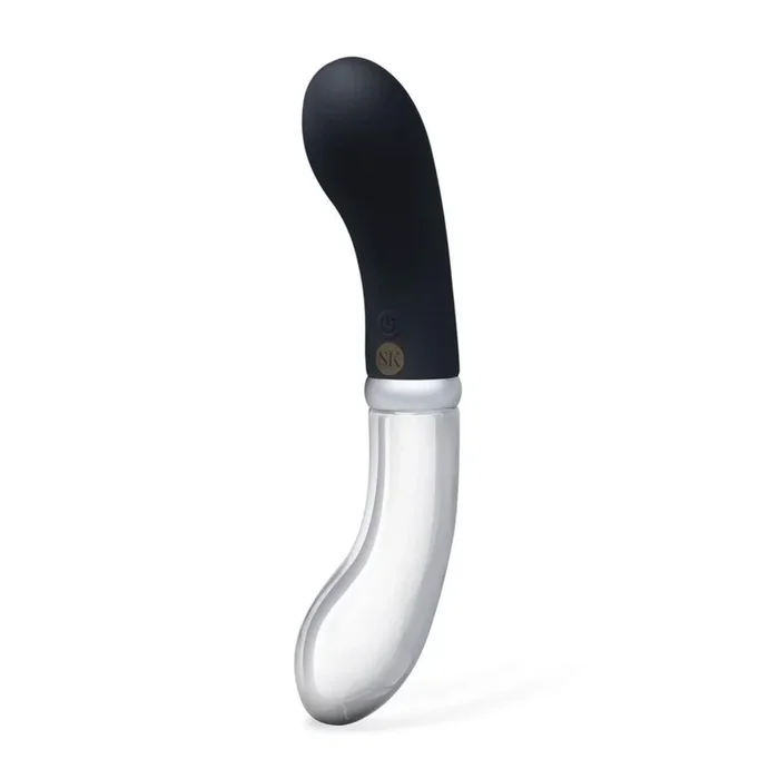 Glass G Rechargeable Silicone Wand – Black
