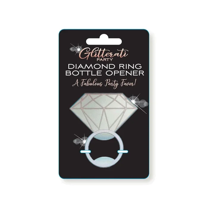 Glitterati Diamond Ring Bottle Opener – Novelty Bottle Opener